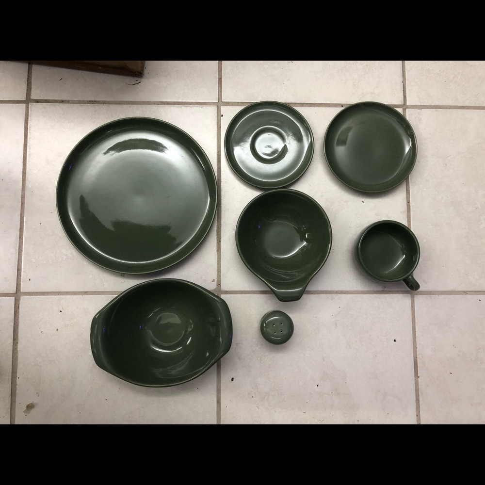 Russell Wright ceramic service for eight